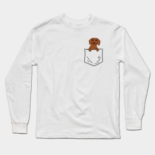 Pocket Dachshund Long Sleeve T-Shirt